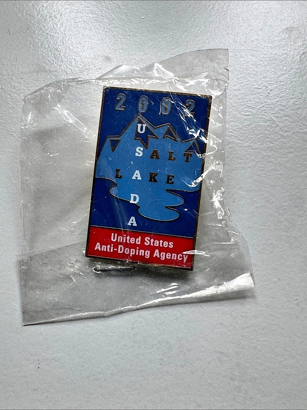 2002 Salt Lake Olympics USADA Lapel Pin